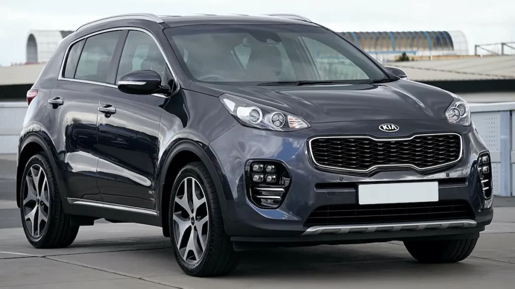 black kia sportage