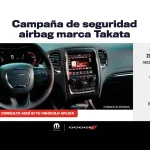 Campaña de Seguridad de airbag marca Tanaka