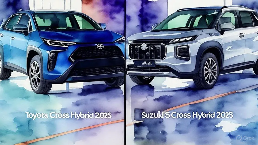 Comparativo Cross Híbridas - Toyota Cross Híbrida 2025 vx Suzuki S Cross Hibrida 2025