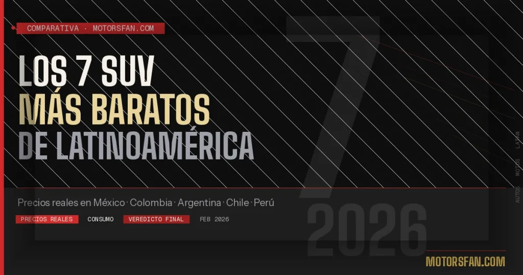 SUV baratos Latinoamérica 2026
