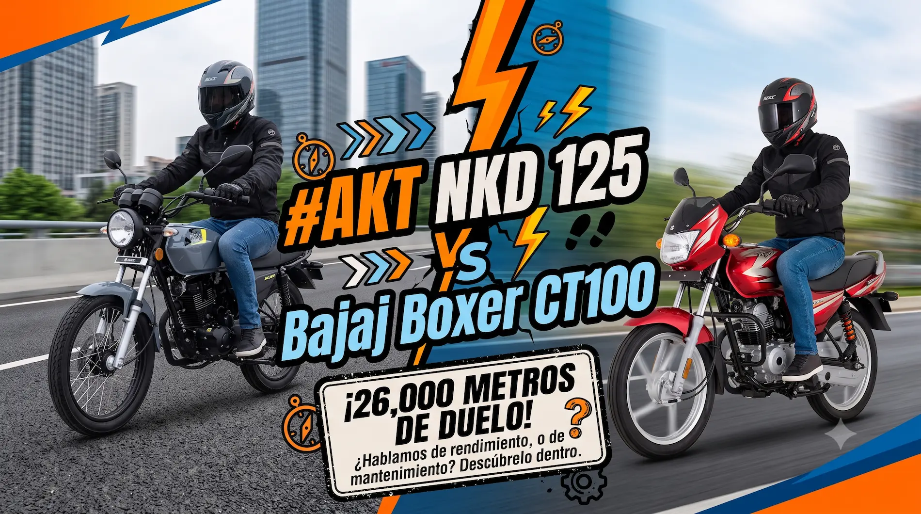 AKT NKD 125 vs Bajaj Boxer CT100