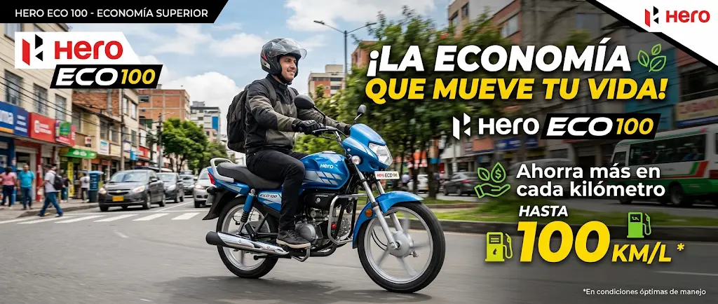 Hero ECO 100 Campeona en economia