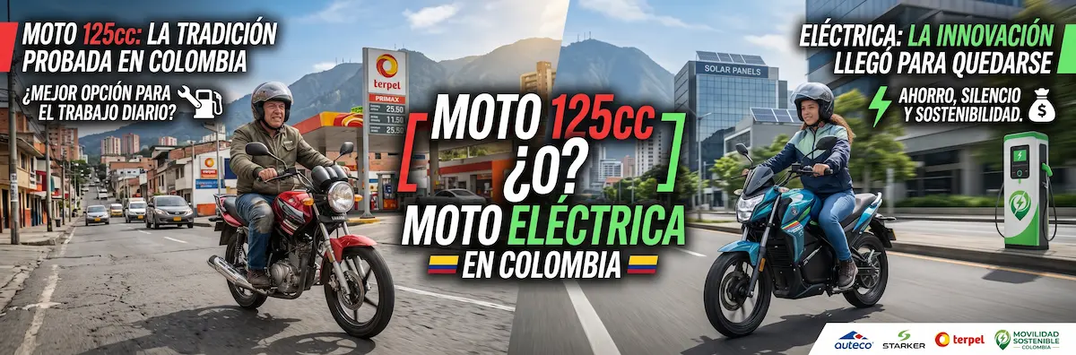 moto 125cc o moto eléctrica en COlombia. 2026